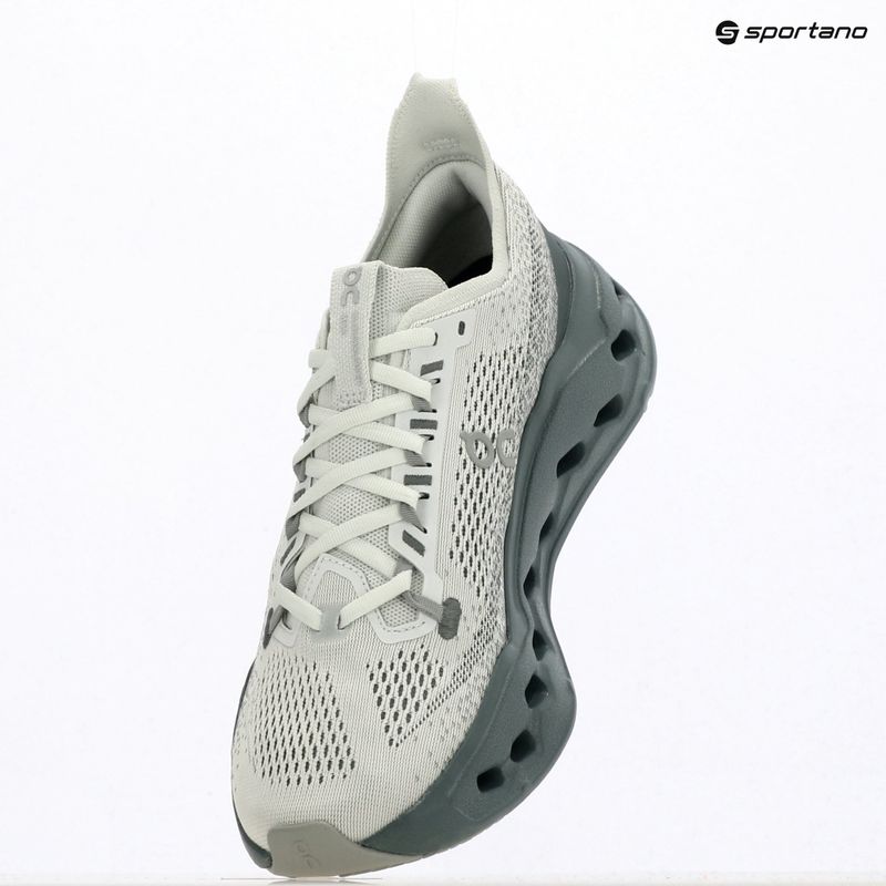 Scarpe da running uomo On Cloudsurfer Max iceberg/olive 8