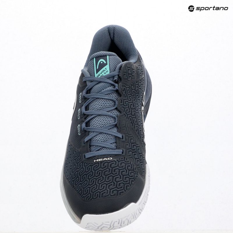 Scarpe da tennis da uomo HEAD Revolt Pro 5.0 blueberry/teal 10