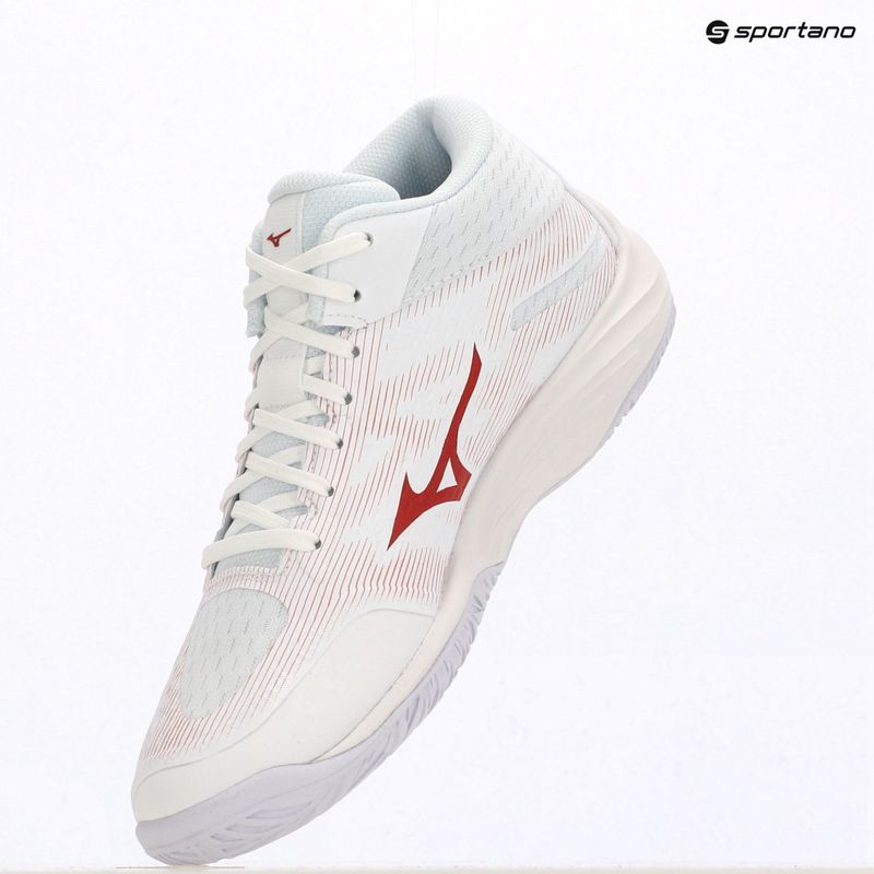 Scarpe da volley donna Mizuno Lightning Select Mid White/Rose Elegance/Lava Falls 4
