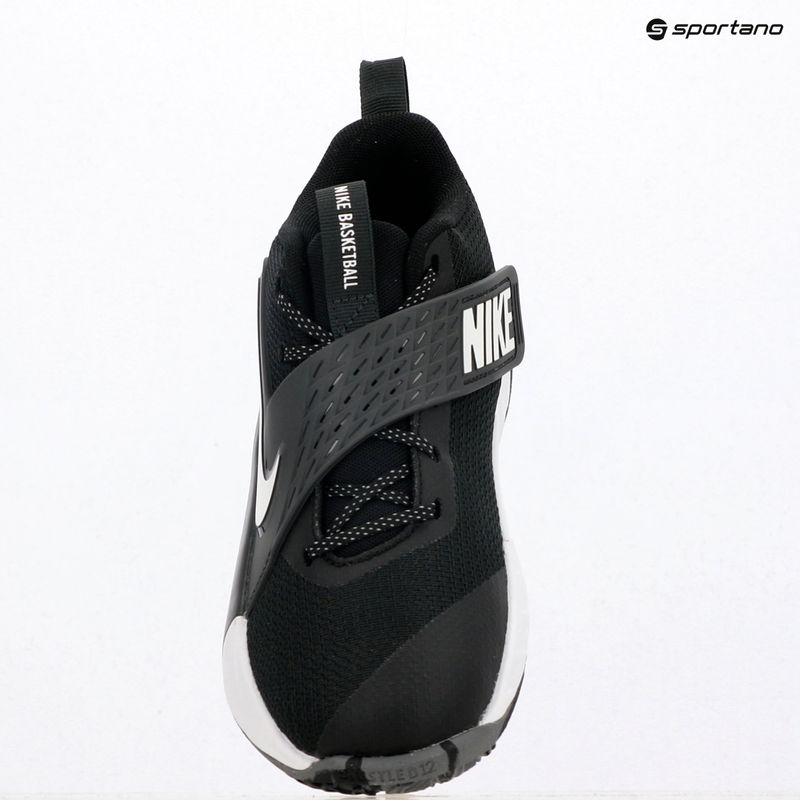 Scarpe Nike Team Hustle D 12 nere/anthracite/bianche 9