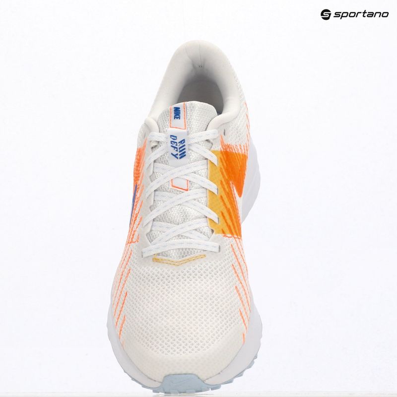 Scarpe da running da uomo Nike Run Defy white/topaz gold/blue crystal 6