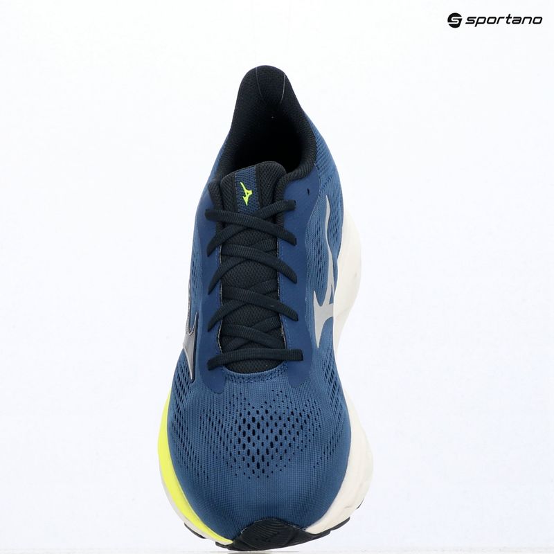 Scarpe da running uomo Mizuno Wave Serene 2 estate blue/silver/lightning yellow 3