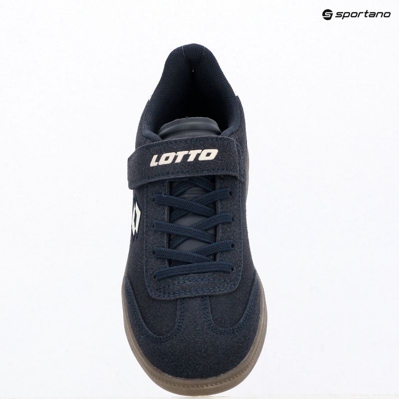 Scarpe per bambini Lotto Vintal SC Kids navy/white 12