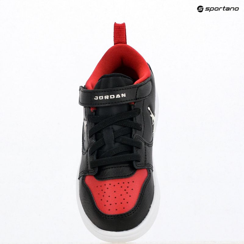 Buty dziecięce Nike Jordan Court Connect Low black/gym red/white 14