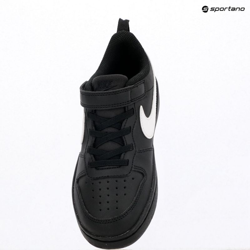 Scarpe per bambini Nike Court Borough Low Recraft black/black/white 6