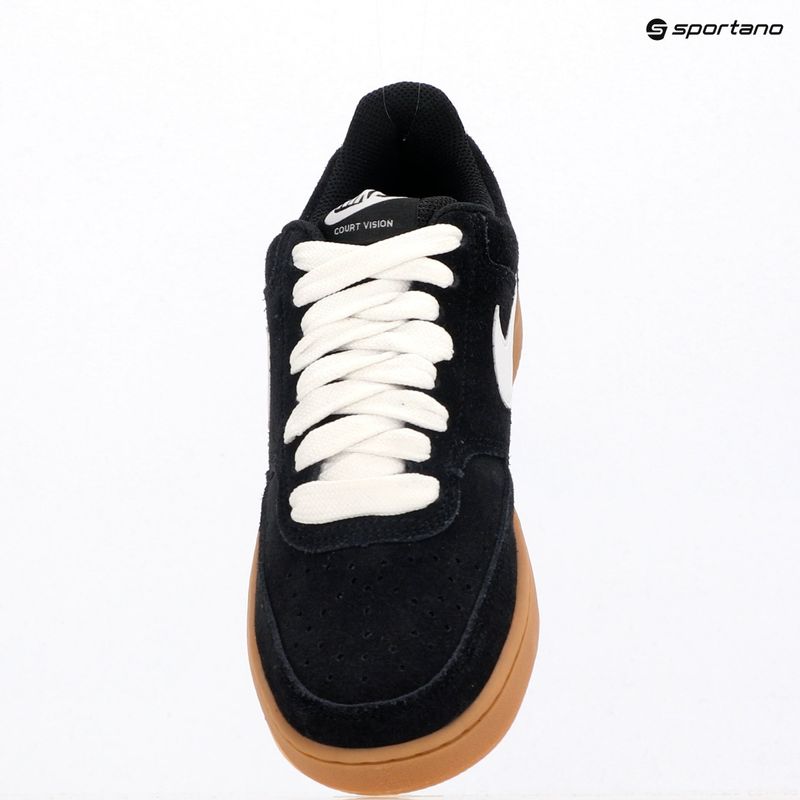Scarpe da uomo Nike Court Vision Low FL black/gum med brown/white 13