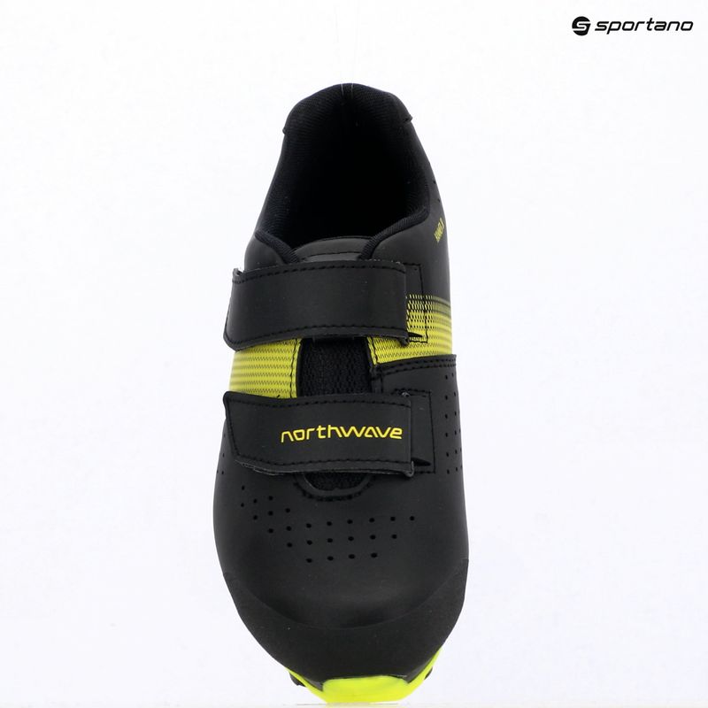 Scarpe da ciclismo MTB per bambini Northwave Hammer Junior black/yellow fluo 5