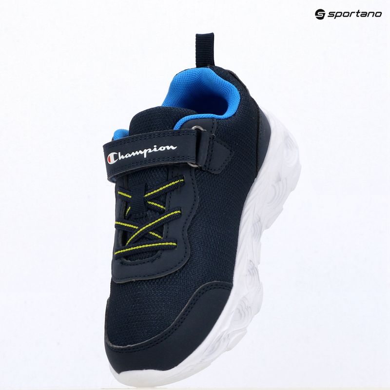 Scarpe per bambini Champion Funfair Print B PS Low Cut new navy/bright atomic teal 10