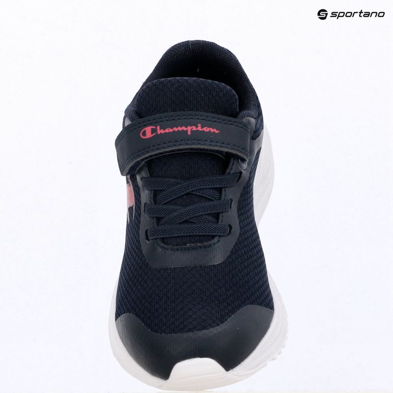 Scarpe per bambini Champion Syphon Engage Mesh B GS Low Cut new navy/fluo/flash pink 9