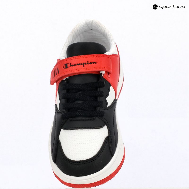 Scarpe per bambini Champion RD25 Low B PS Low Cut white/red oxide/black 9