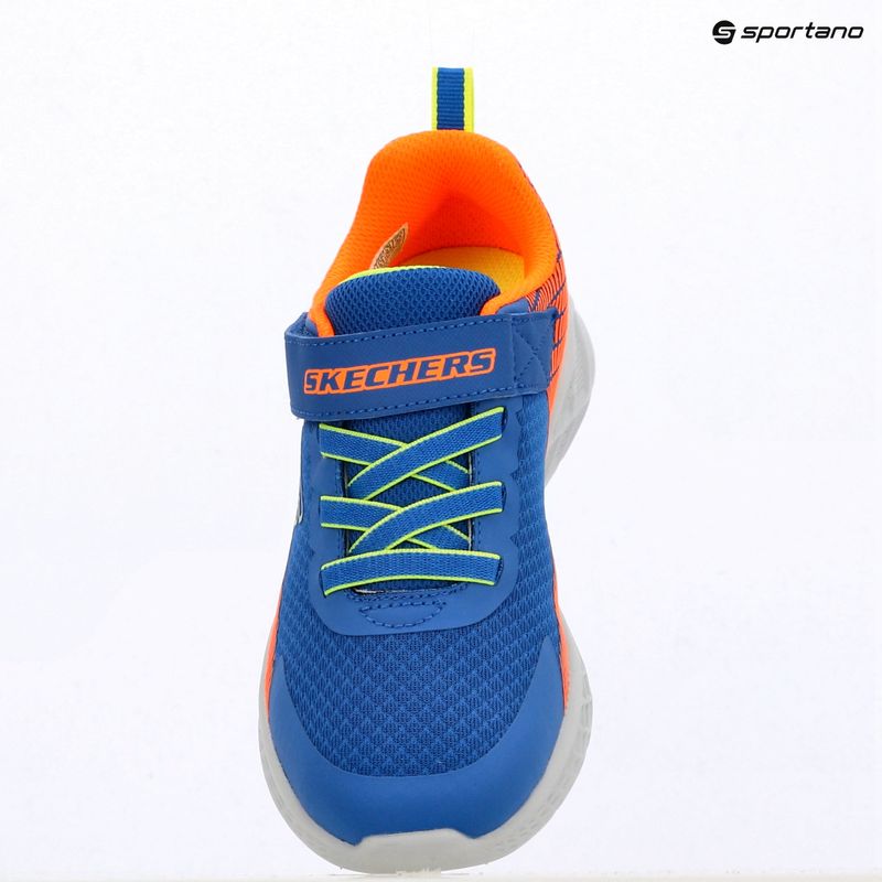 Scarpe per bambini SKECHERS Microspec II Zovrix blue 11