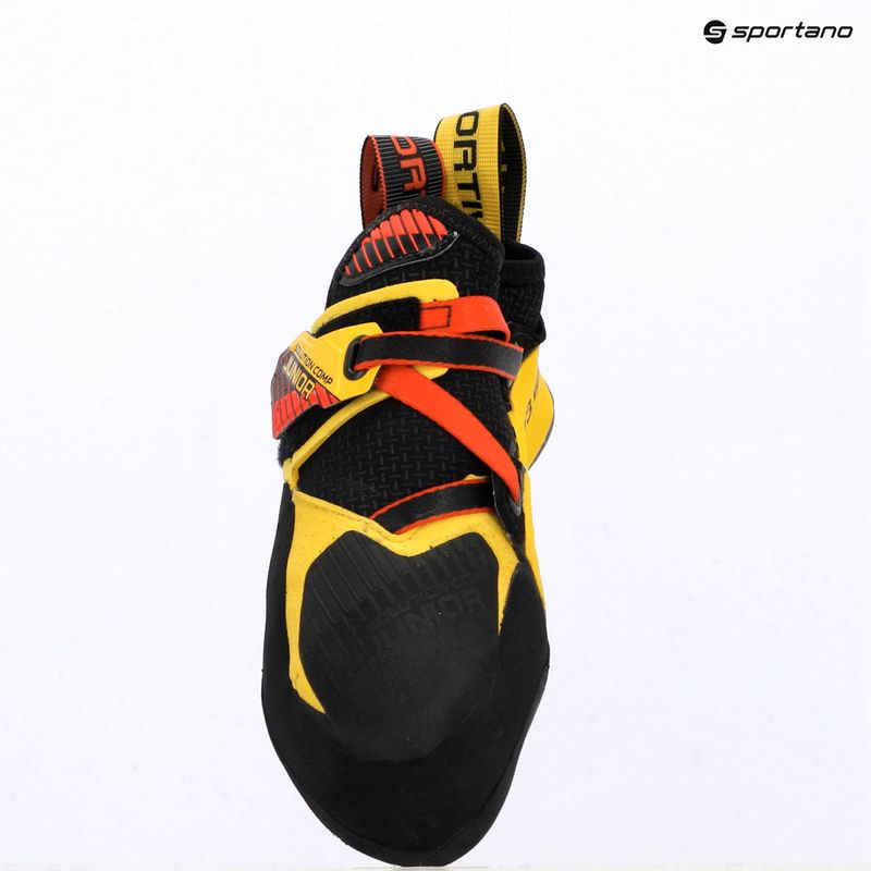 Scarpe da arrampicata per bambini La Sportiva Solution Comp yellow/black 8