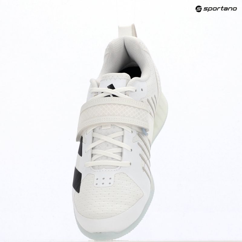 Scarpe da sollevamento pesi adidas Adipower Weightlifting III white 9