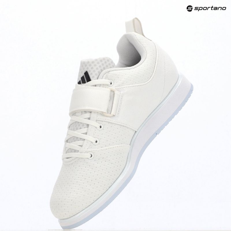 Scarpe da sollevamento pesi adidas Powerlift 5 white 9
