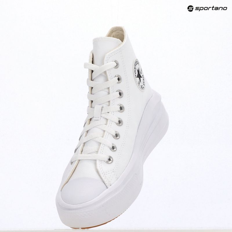 Sneakers da donna Converse Chuck Taylor All Star Move Platform Leather white 9