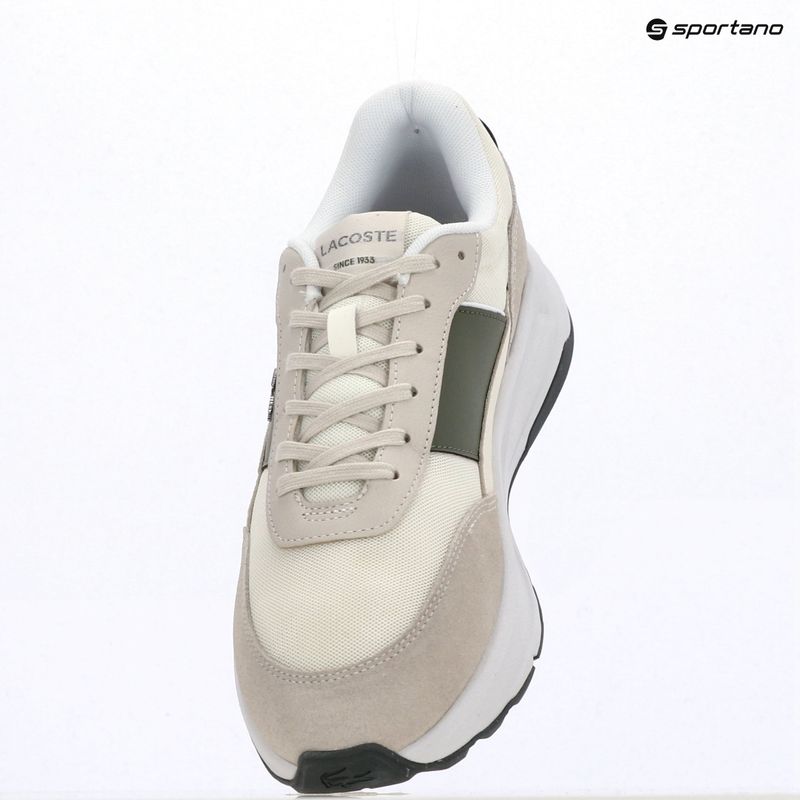 Scarpe da uomo Lacoste Run Set Cgr Bar off white/khaki 9