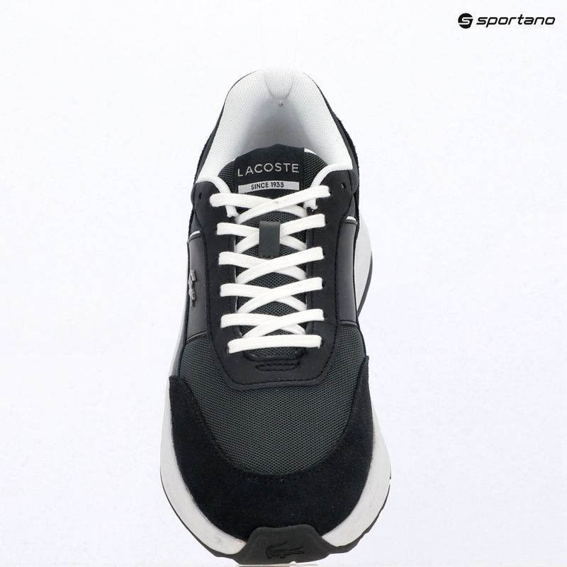 Scarpe da uomo Lacoste Run Set Cgr Bar dark grey/black 9