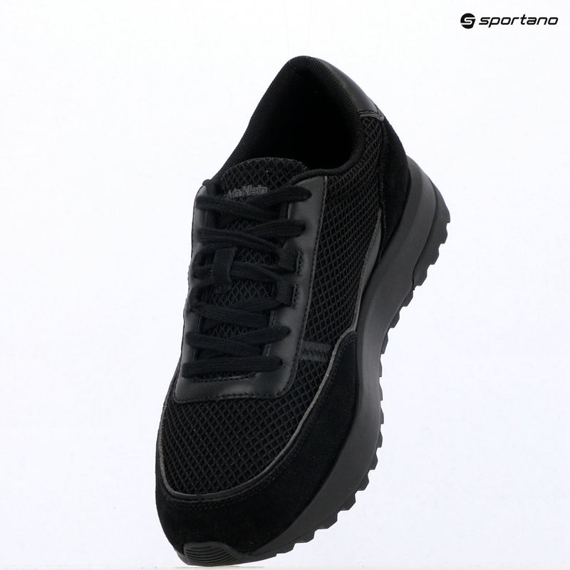 Scarpe da uomo Calvin Klein HM0HM02215 City Runner Laceup Nylon Recycled Suede triple black 9