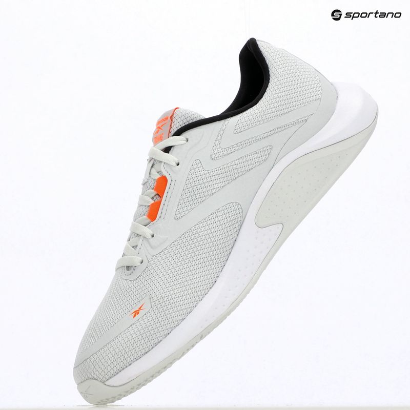 Scarpe da allenamento uomo Reebok Nanoflex Tr 3 grey/black/atomic tangerine 9
