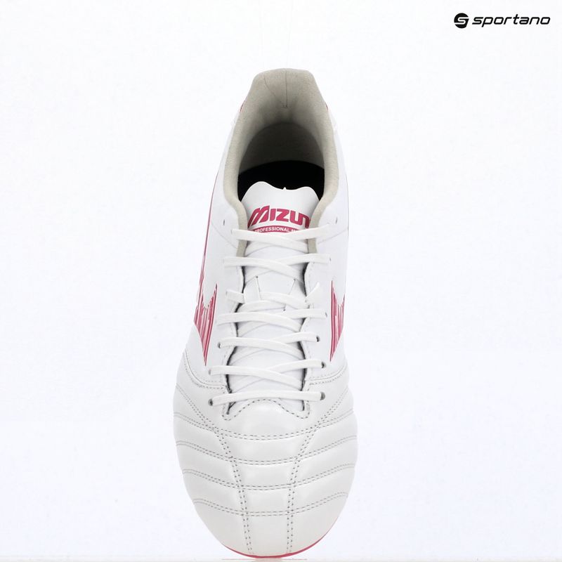 Scarpe da calcio Mizuno Morelia Neo IV Pro AG white/fuchsia purple/fuchsia purple 12