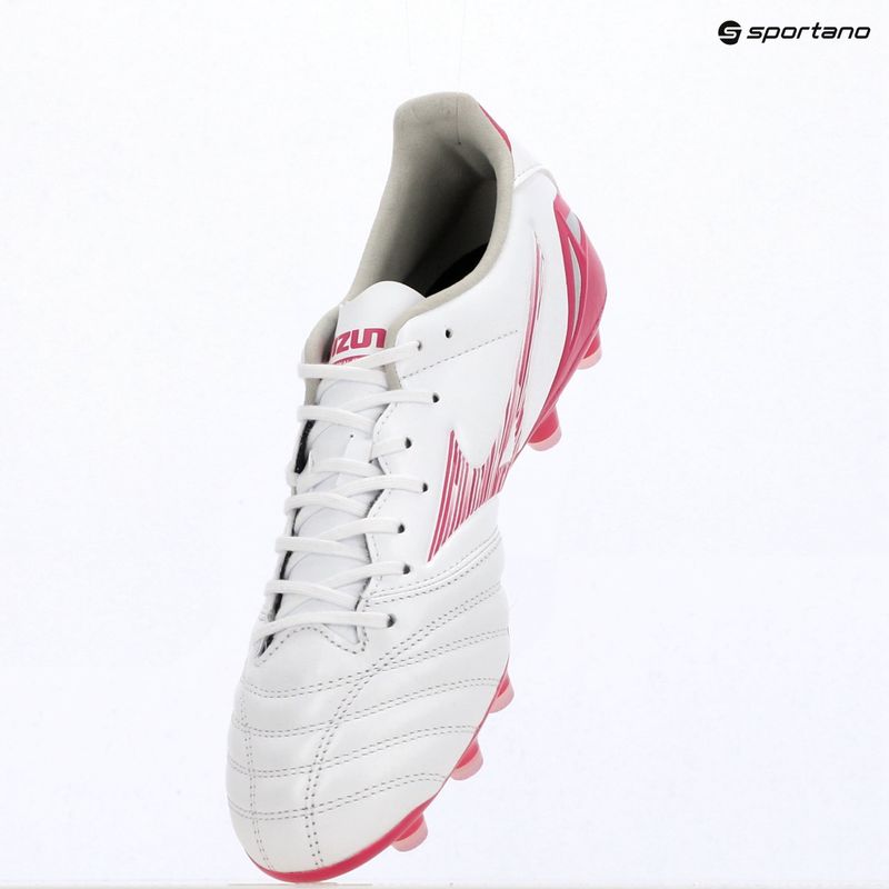 Scarpe da calcio Mizuno Morelia Neo IV Pro FG white/fuchsia purple/fuchsia purple 12