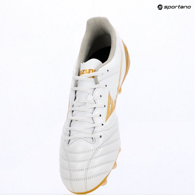 Scarpe da calcio Mizuno Morelia Neo IV Pro FG white/mp gold/cool gray 3c 12