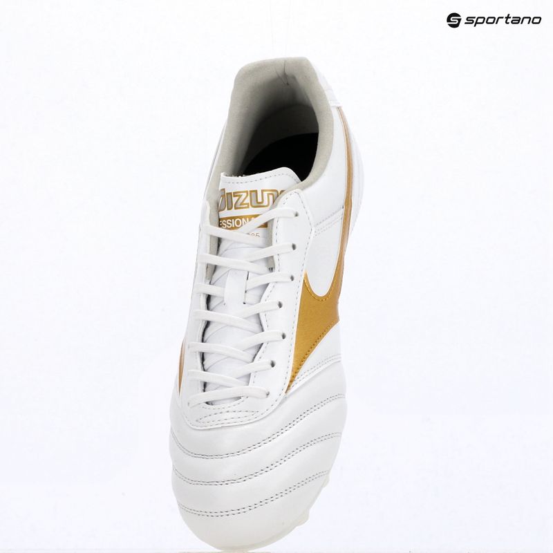 Scarpe da calcio Mizuno Morelia II Pro FG white/football gold/galaxy silver 12