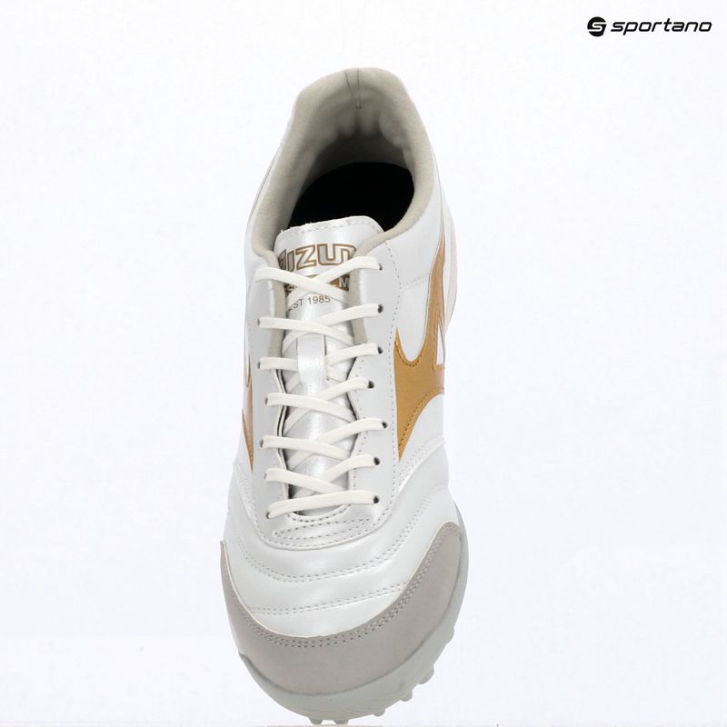 Scarpe da calcio Mizuno Morelia Sala Pro TF white/football gold/galaxy silver 15