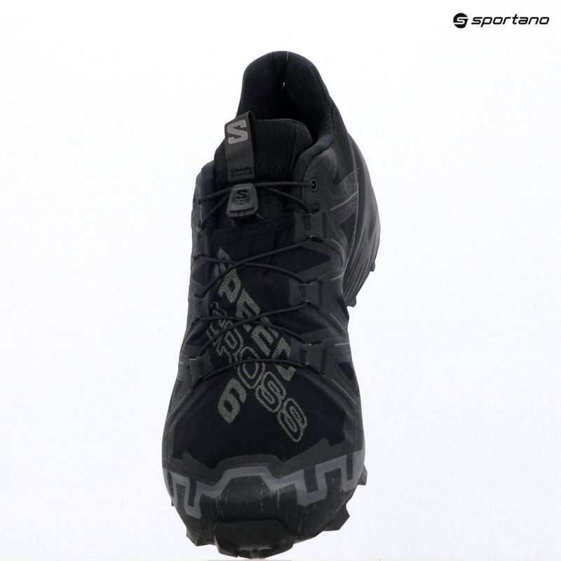 Scarpe da corsa da uomo Salomon Speedcross 6 nero/fantasma 12