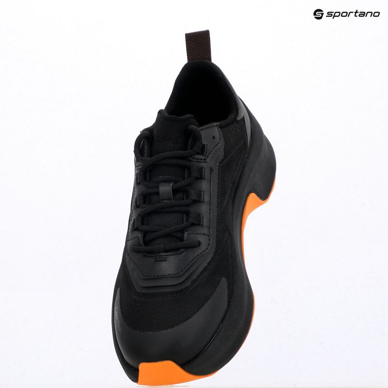Scarpe da uomo Calvin Klein Volumax Chunky Runner Trainers HM0HM02224 black/vivid tangerine 9