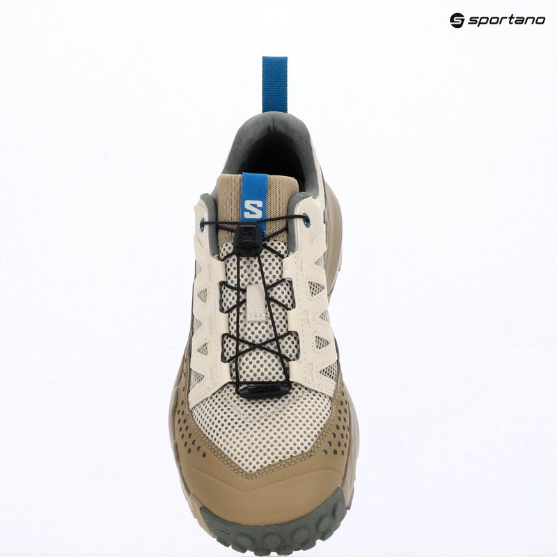 Scarpe da trekking da uomo Salomon Techamphibian 5 rainy day/desert tan/mykonos blue 20