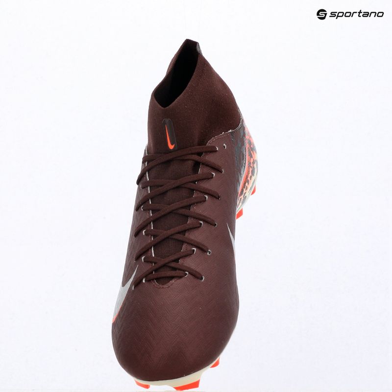 Scarpe da calcio da uomo Nike United Mercurial Superfly 10 Academy MG burgundy crush/metallic silver 13