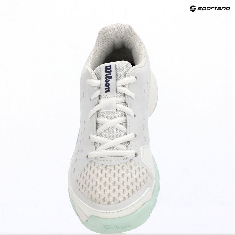 Scarpe da tennis per bambini Wilson Rush Pro Ace L Jr white/bay/skip blue 11