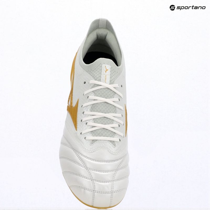 Scarpe da calcio Mizuno Morelia Neo IV Beta Japan AG white/mp gold/cool gray 3c 12