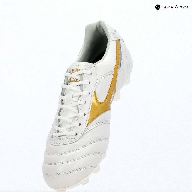 Scarpe da calcio Mizuno Morelia II Japan FG white/football gold/galaxy silver 12