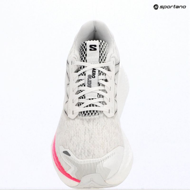 Scarpe da running da uomo Salomon Aero Glide 4 white/white/black 14