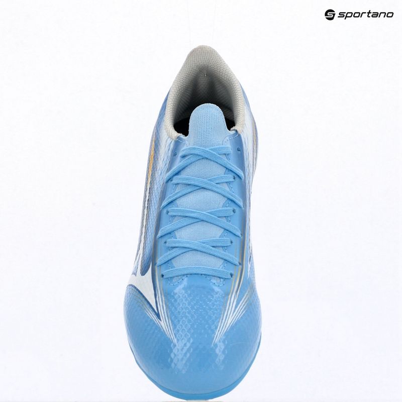 Scarpe da calcio junior Mizuno Alfa III Select Jr FG sky blue/white 12