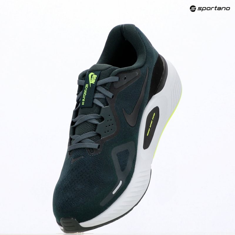 Scarpe da running da uomo Nike Structure 26 Wide seaweed/volt/pure platin 9