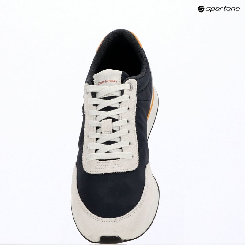 Scarpe da uomo Calvin Klein YM0YM01361 Retro Runner Ess Mix Mat vaporous white/casual bluee/cooling 9