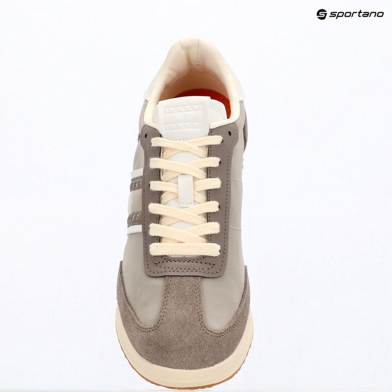 Scarpe da uomo Tommy Jeans Retro Runner Cleated Mix porcini taupe 9