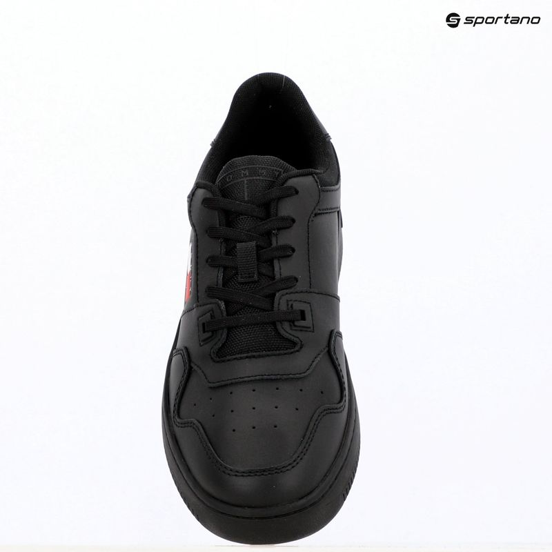 Scarpe da uomo Tommy Jeans Tjm Retro Basket Ess black 9