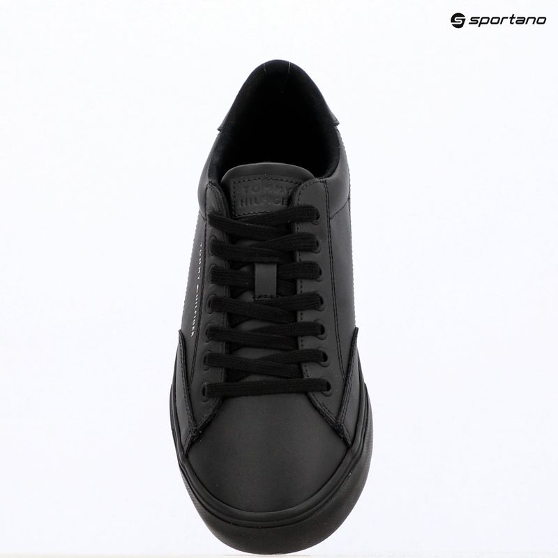 Sneakers uomo Tommy Hilfiger Vulc Core RBW Long Lace Leather black 9
