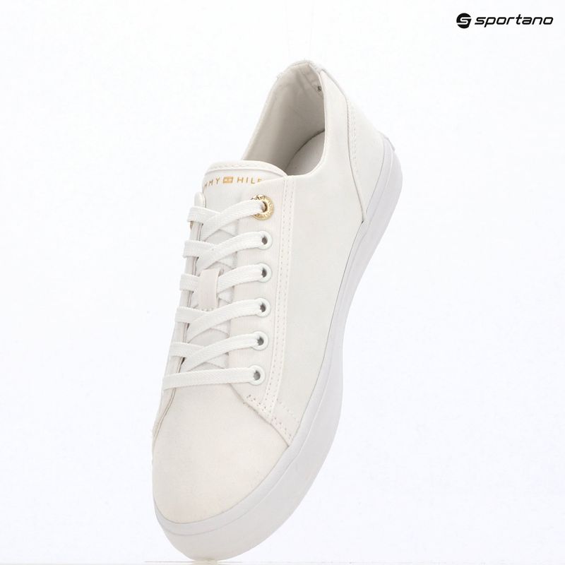 Sneakers da donna Tommy Hilfiger Foxing Sneaker Canvas white 9