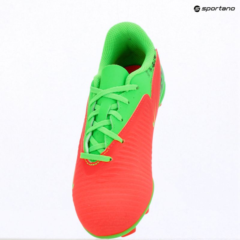 Scarpe da calcio per bambini Nike Jr. Phantom 6 Club Erling Haaland MG hot punch/green strike/black 15