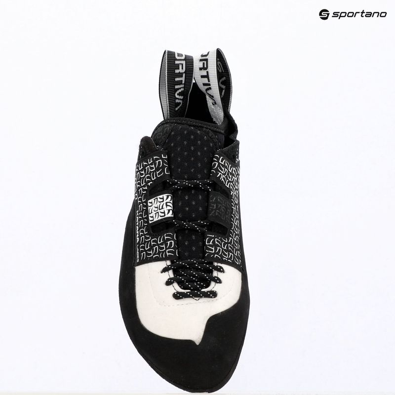 Scarpa da arrampicata La Sportiva per bambini Katana Laces bianco/nero 16