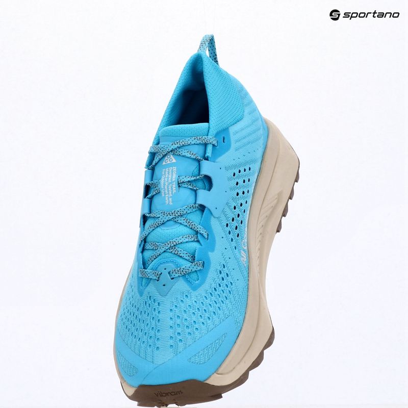Scarpe da corsa da uomo Nike ACG Zegama Trail balightic blue/light orewood brown/white 9