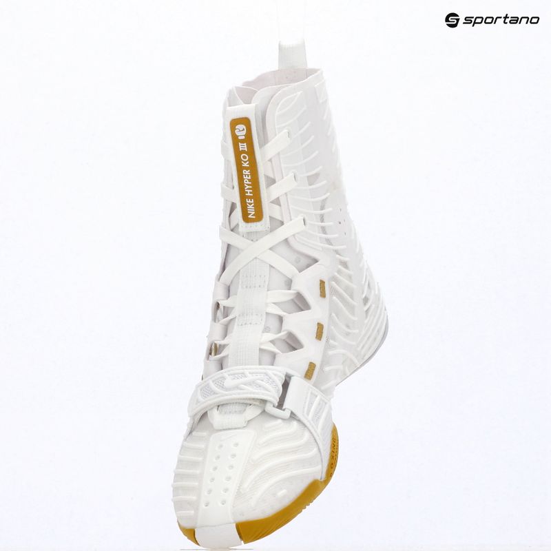 Scarpe da boxe Nike HyperKo 3 white/metallic gold 18