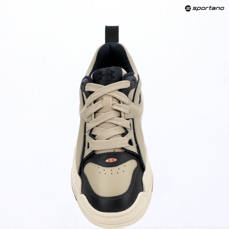 Scarpe da allenamento Under Armour HB-LO desert sand/stone/racer red 9