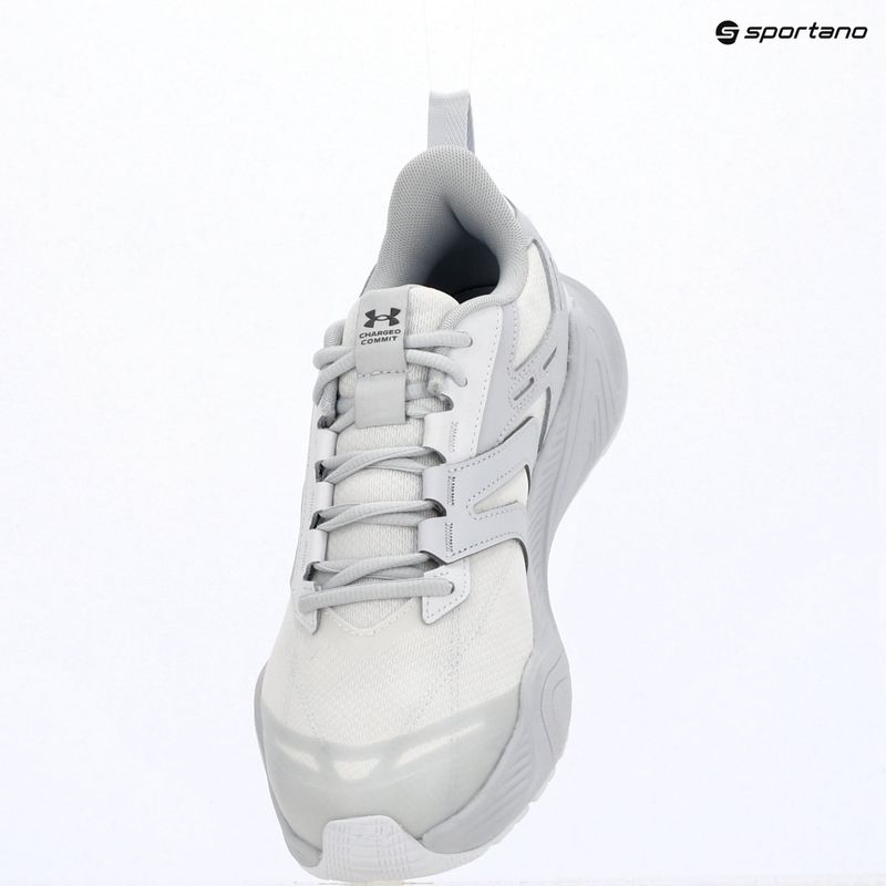 Scarpe da allenamento uomo Under Armour Charged Commit TR 5 white/halo gray/castlerock 9