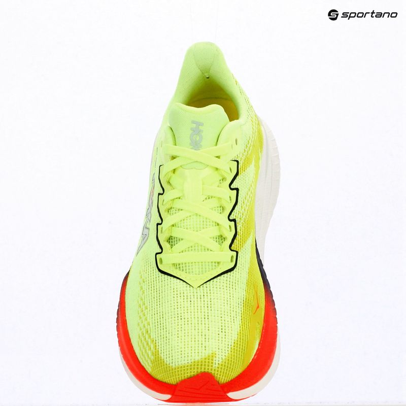 Scarpe da corsa donna Hoka Mach X 3 Nneon yuzu/squid ink 18
